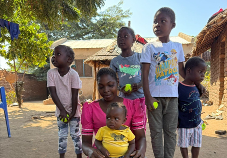family in Malawi