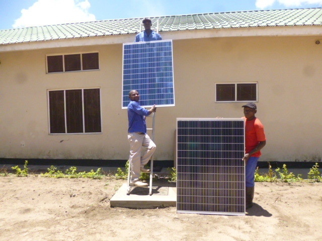 solar panels in Malawi