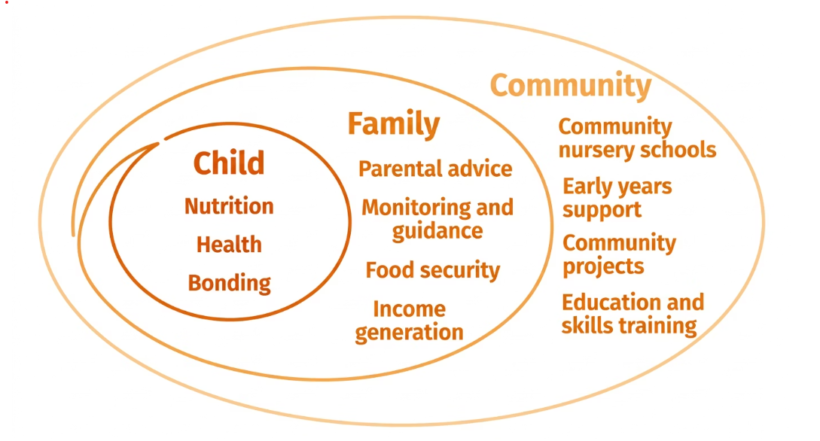 Model of open arms support