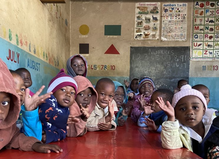 Kids in a classroom