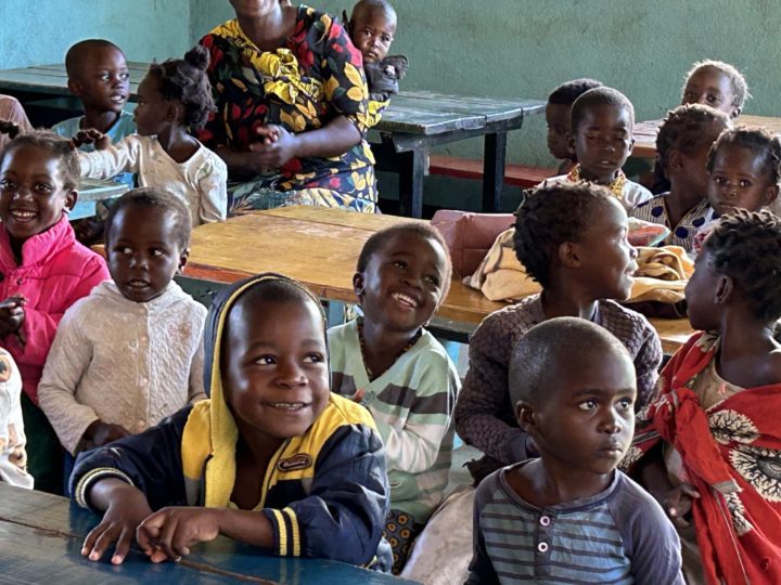 Classroom with smiling children