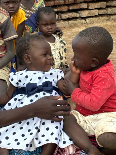 Toddlers playing together