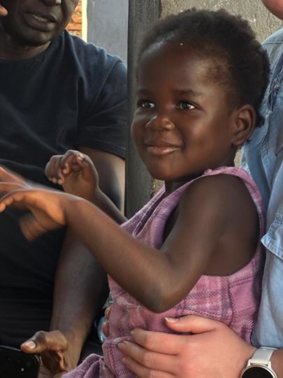 A smiling child