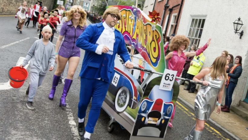 Knaresborough bed race