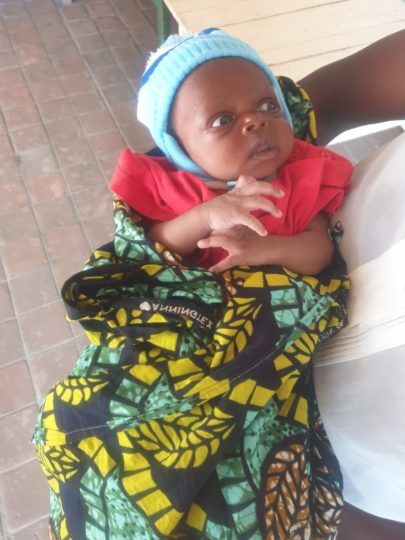 Baby in Malawi