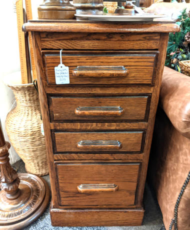 U01 Early C20Th Oak Pedestal Chest Of Drawers Pair Available 275 01
