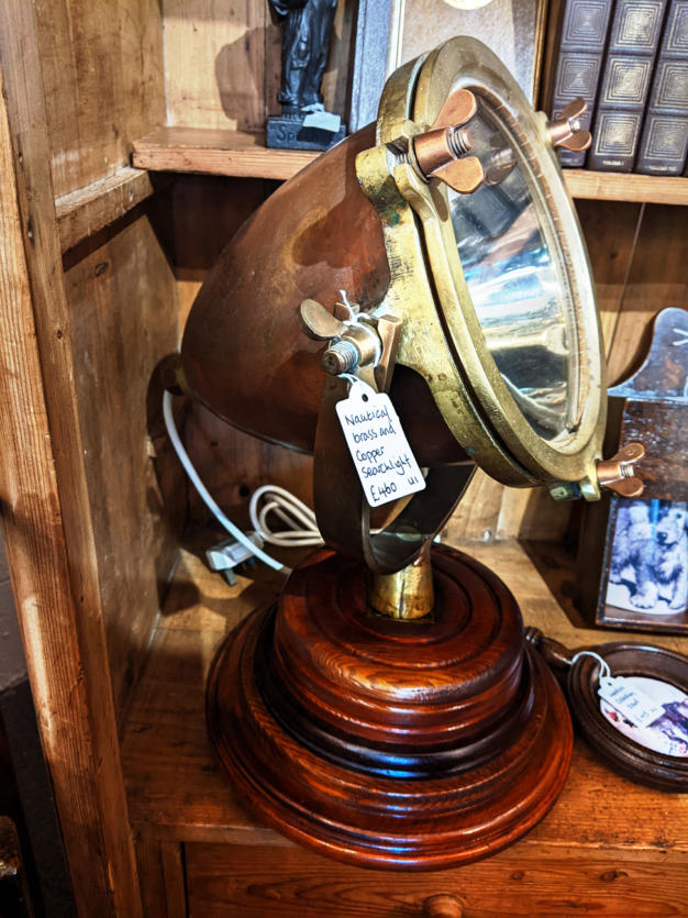 U01 Nautical Brass Copper Searchlight 460 02
