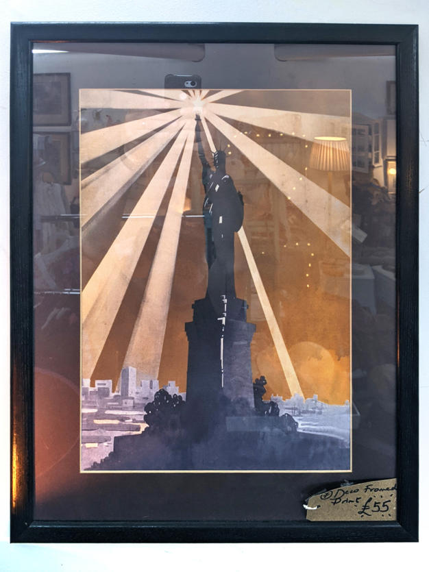 U07 Deco Framed Print New York 55 01