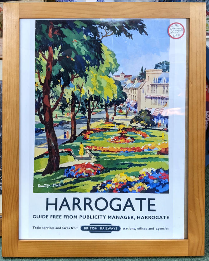 U07 Montpellier Harrogate Tourist Guide Framed Print 30 01
