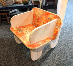 U08 Hand Crafted Childs Chair 65 01