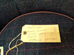 U11 Ex Showroom Harris Tweed Wool Chairs £495 Or £850 Pair 02
