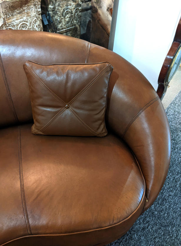 U11 The Jane Hand Crafted Italian Buffalo Leather Sofa With Antique Brass Feet Tanned And Coloured In Italy 1795 05