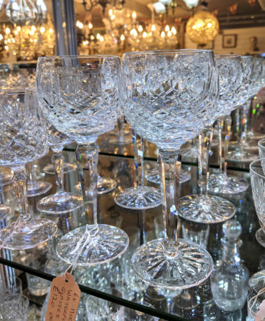 U115 6X Waterford Crystal Glasses 120 01