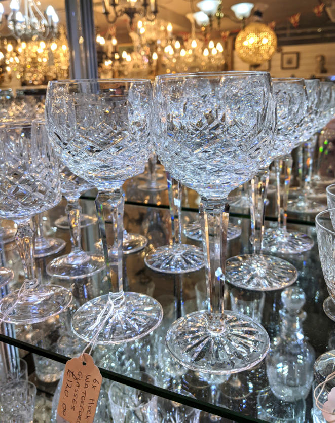 U115 6X Waterford Crystal Glasses 120 01