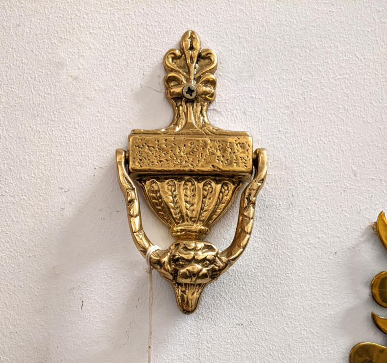 U14 Brass Door Knocker 29 01A