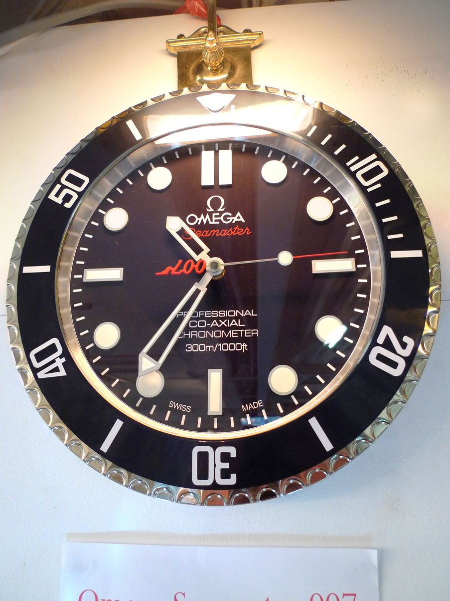 omega wall clock