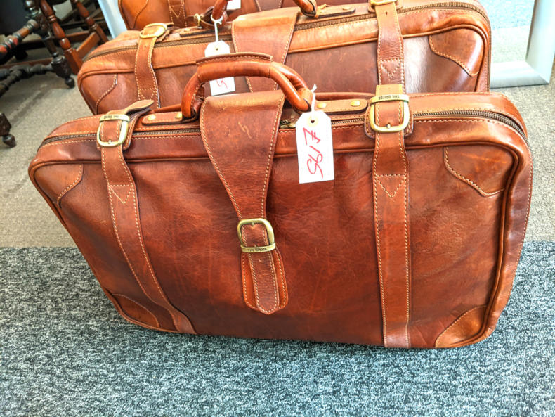 U14 The Bridge Small Leather Suitcase With Storage Bag 195 01