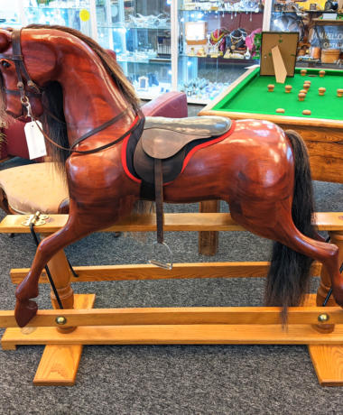 U15 Jigsaw Stunning Handmade Wooden Rocking Horse By White Horses Welwyn Hertfordshire 950 01