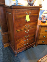U15 Lovely Mahogany Tall Chest 85 01