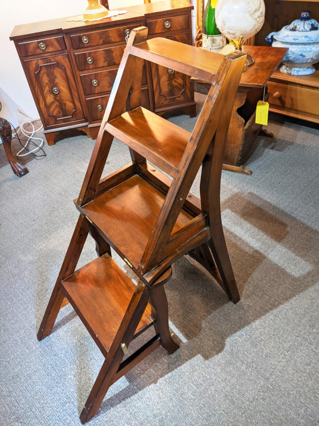 U15 Mahogany Library Steps 125 02