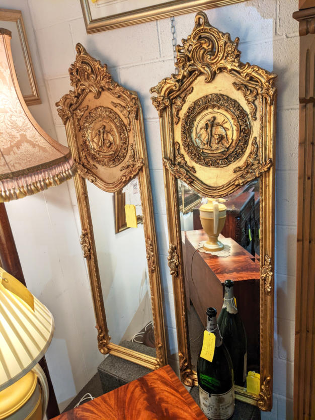 U15 Superb Louis Xv Style Gold Mirror 225 2 Available 03