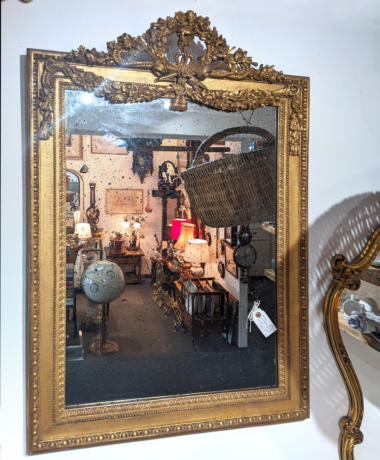 U16 Antique Gilt Framed Mirror 245 01