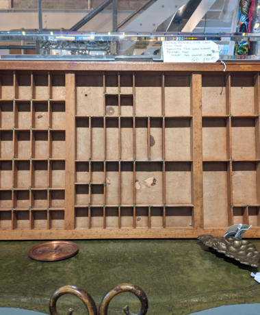 U16 Antique Printers Tray C1920 1940 90 01