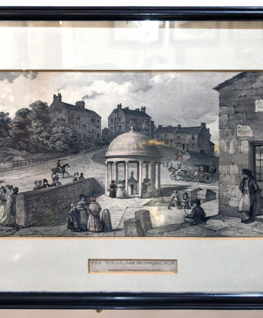 U16 Framed Print Spa Well Low Harrogate 1829 85 01