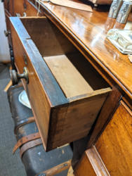 U23 British Regency William Iv 1825 1840 Sideboard Solid Mahogany With Original Brass Handles 495 03