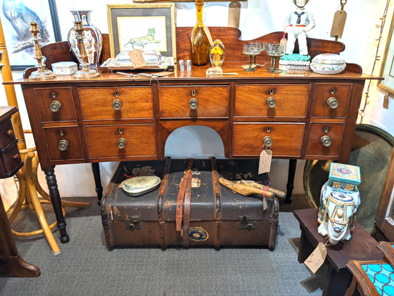 U23 British Regency William Iv 1825 1840 Sideboard Solid Mahogany With Original Brass Handles 495 01