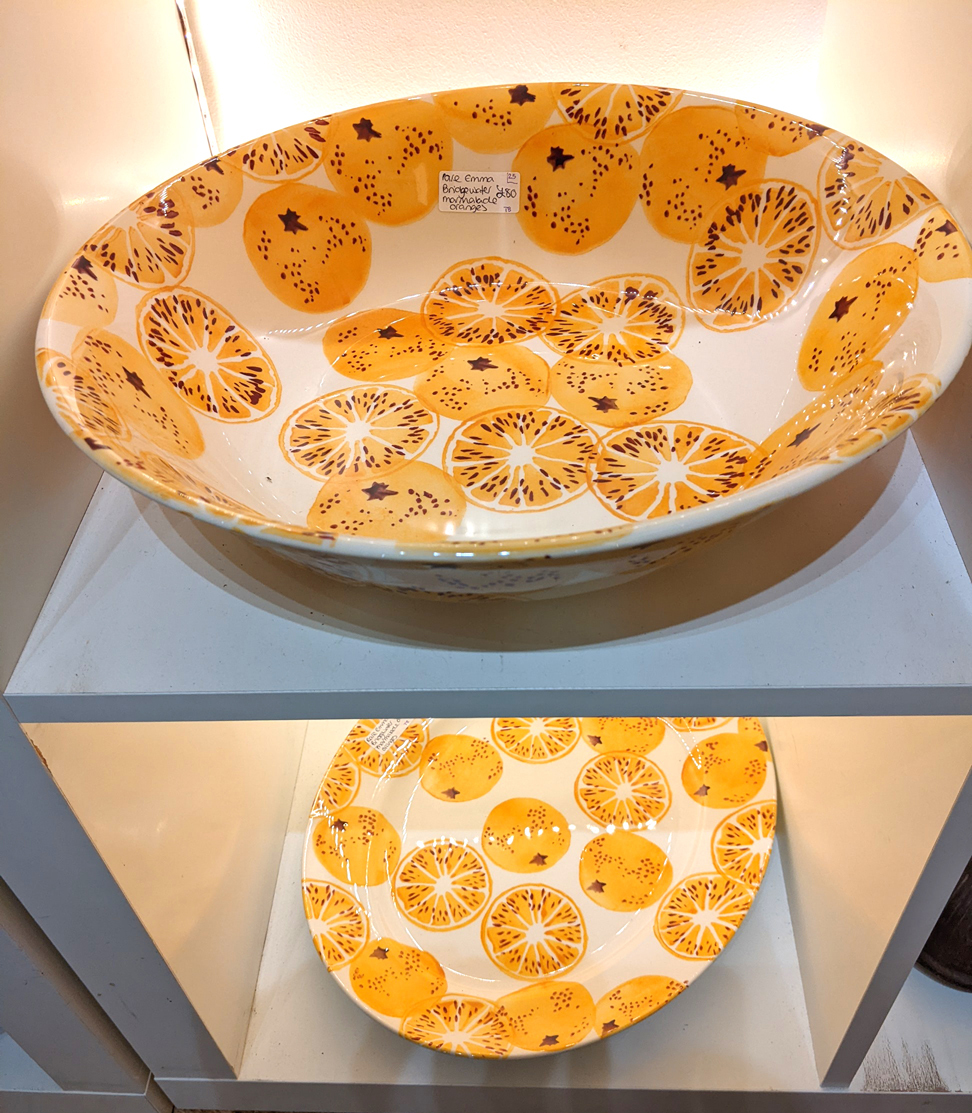 Bridgewater プレート レモン&オレンジ U25 Rare Emma Bridgewater Marmalade Oranges 80 _01