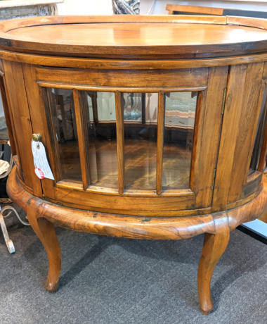 U26 Mid Century French Style Cocktail Cabinet With Removable Tray Top 220 01