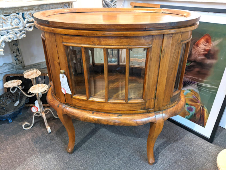 U26 Mid Century French Style Cocktail Cabinet With Removable Tray Top 220 01