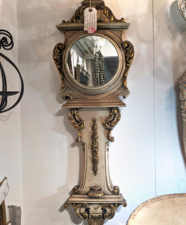 U26 Sale Unusual Vintage Mid Century French Mirror Original Glass Was £179 Now 159 01
