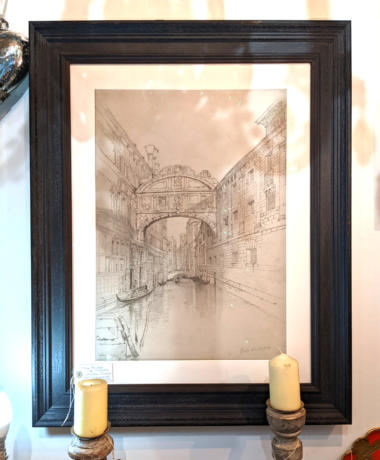 U26 The Bridge Of Sighs Wooden Frame Non Reflective Glass 110 01