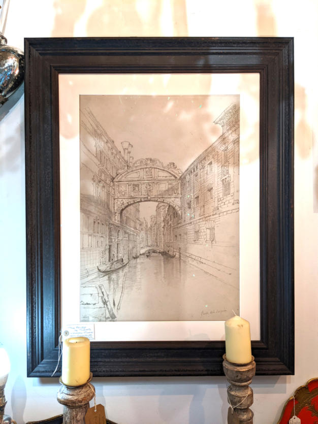 U26 The Bridge Of Sighs Wooden Frame Non Reflective Glass 110 01