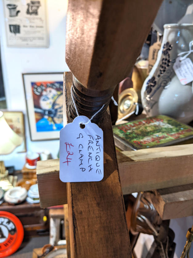 U28 Antique French G Clamp 24 02