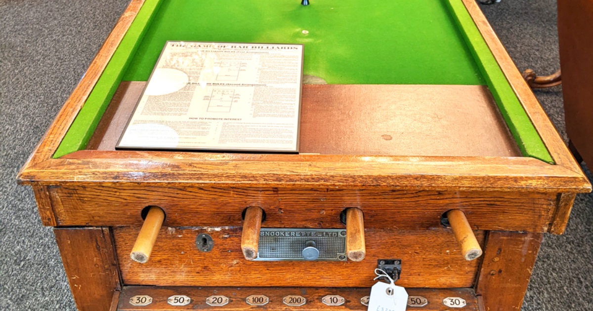 U29 Jelkes Bar Billiard Table 1930's 3200 _01