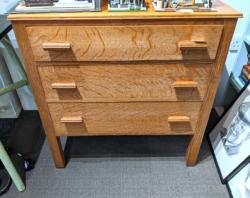 U31 1930S Heals Of London Limed Oak Chest Of Drawers 295 01