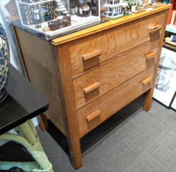 U31 1930S Heals Of London Limed Oak Chest Of Drawers 295 03