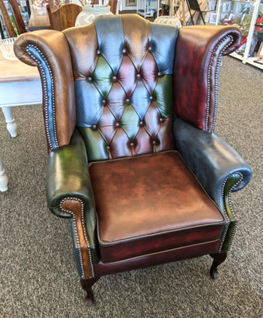 U30 Queen Anne Patchwork Chair 599 01