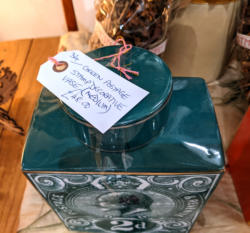 U34 Green Postage Stamp Decorative Vase Medium 48 02