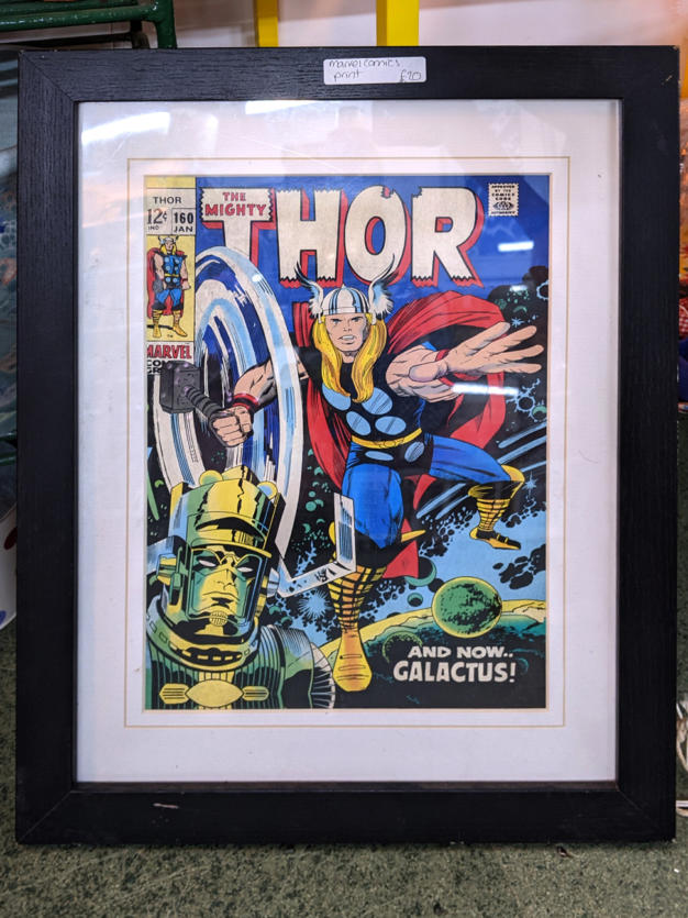 U37 Framed Marvel Comics Print Thor 20 01