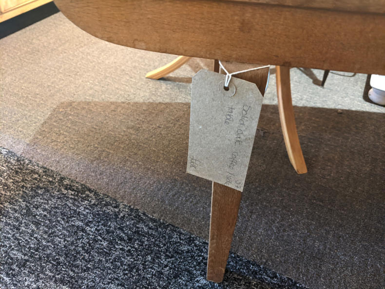 U37 Solid Oak Coffee Side Table 68 02
