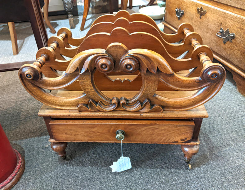 U39 C19Th Mahogany Canterbury 120 01