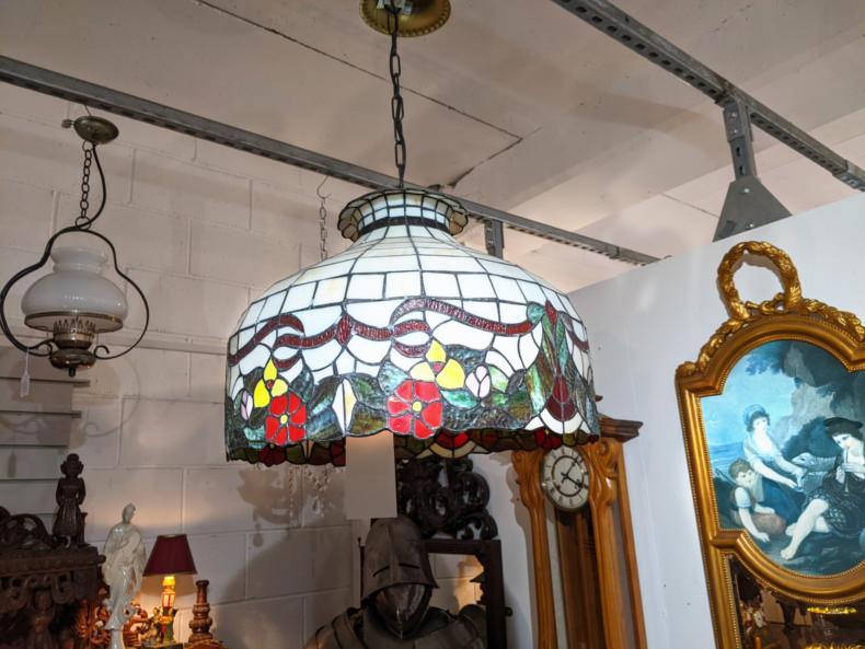 U40 Tiffany Ceiling Light 180 01