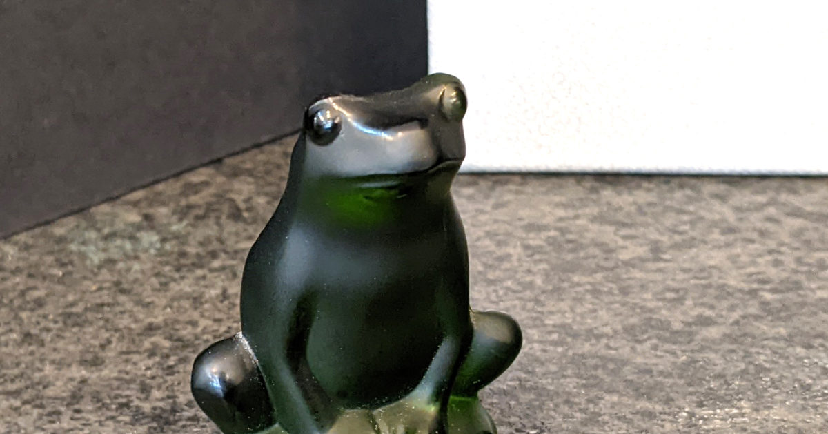 LALIQUE カエル ラリック レネット 置物 蛙 RAINETTE - オブジェ