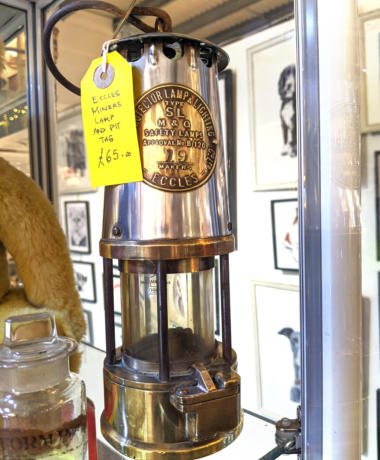 U51 Eccles Miners Lamp Pit Tag 65 01