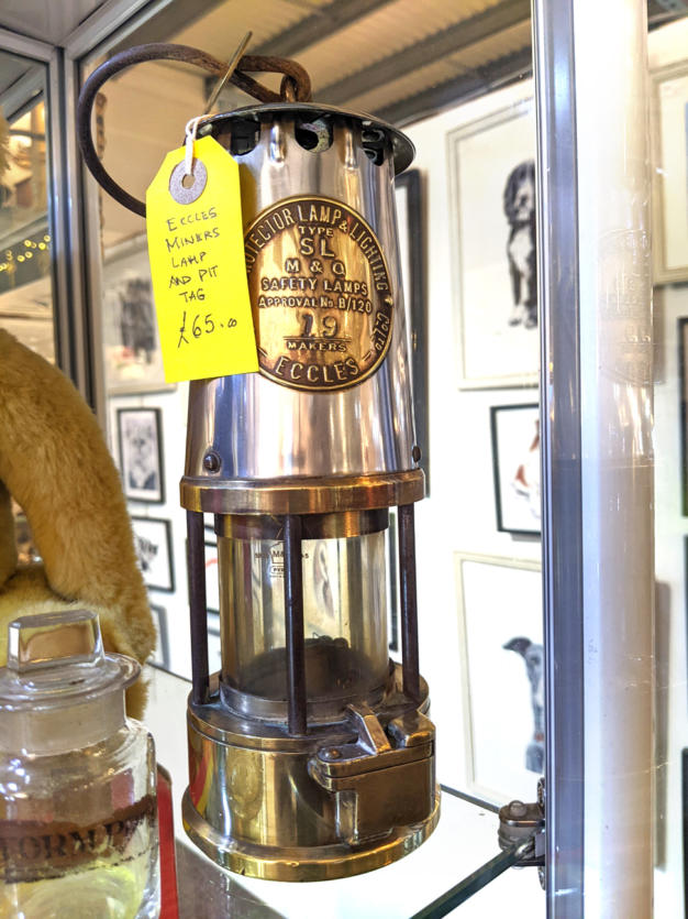 U51 Eccles Miners Lamp Pit Tag 65 01