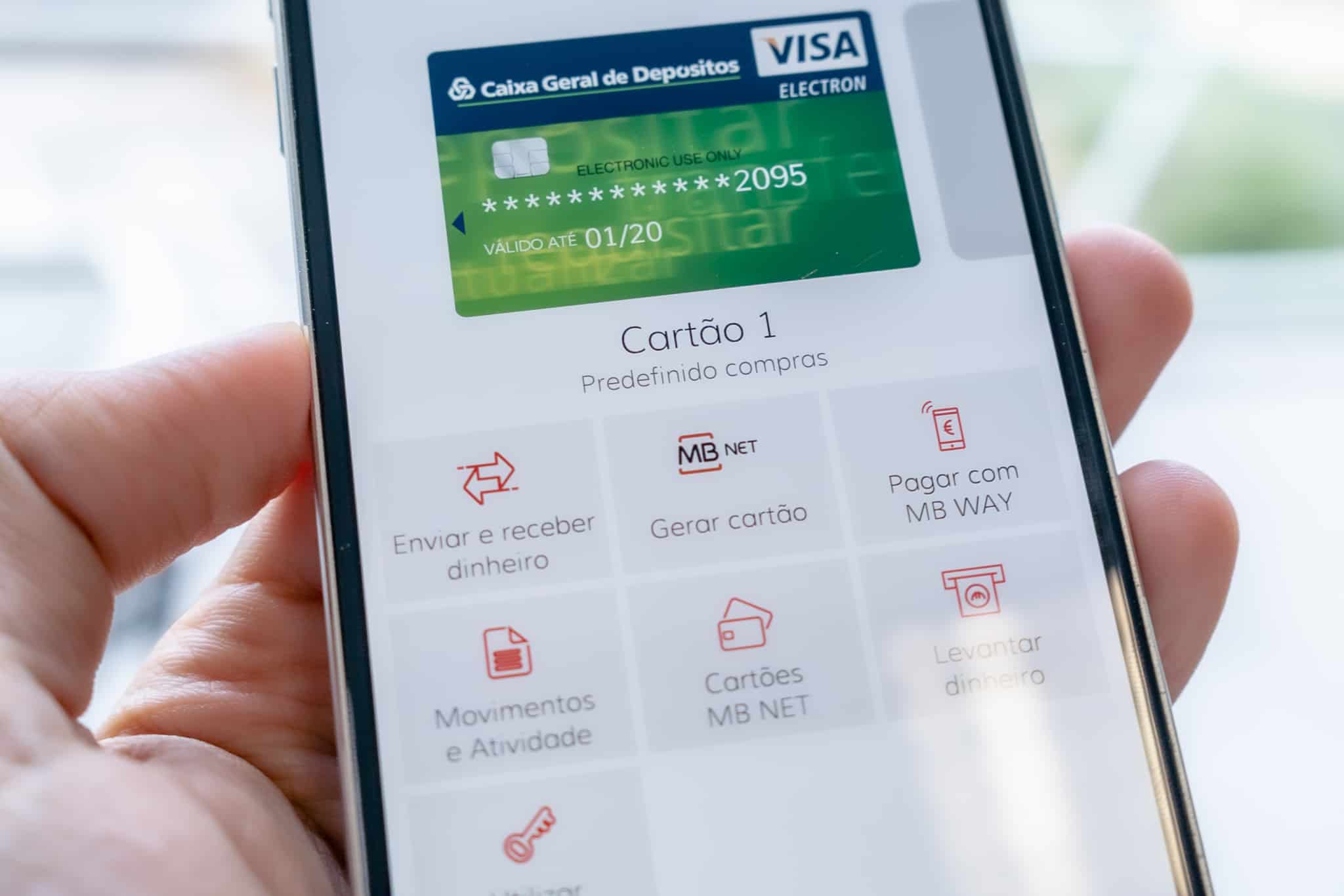 Aplicação MB WAY app smartphone